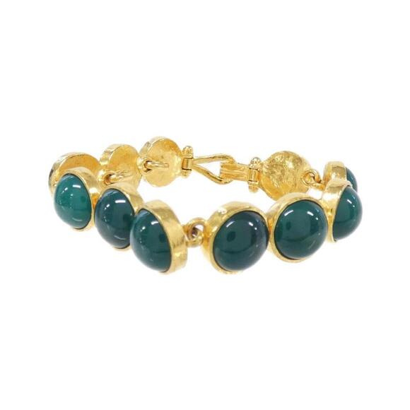 CHANEL Green Charm Bracelet - Picture 1 of 3